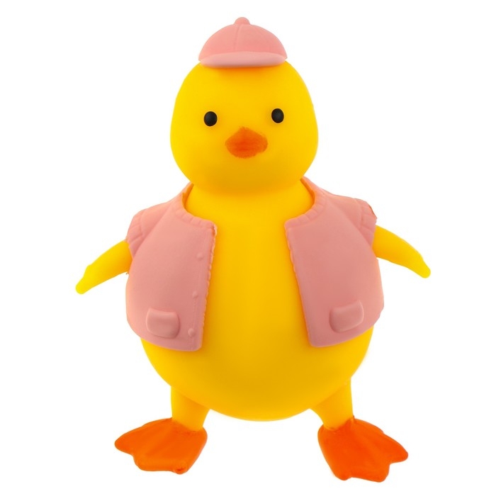 Мялка &laquo;Уточка&raquo; с пастой, цвета МИКС