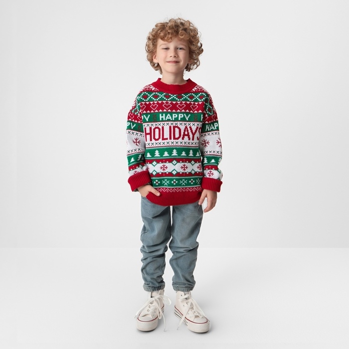 Джемпер вязаный детский KAFTAN Holidays размер 36, (134-140 см) Джемпер вязаный детский KAFTAN Holidays размер 36, (134-140 см)