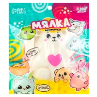 Антистресс сквиш мялка &laquo;Мишутка&raquo;,с пастой, в пакете
