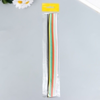 Бумага для квилинга (кручения), 10 цветов, 80гр, 250л, 3мм х 300мм Бумага для квилинга (кручения), 10 цветов, 80гр, 250л, 3мм х 300мм