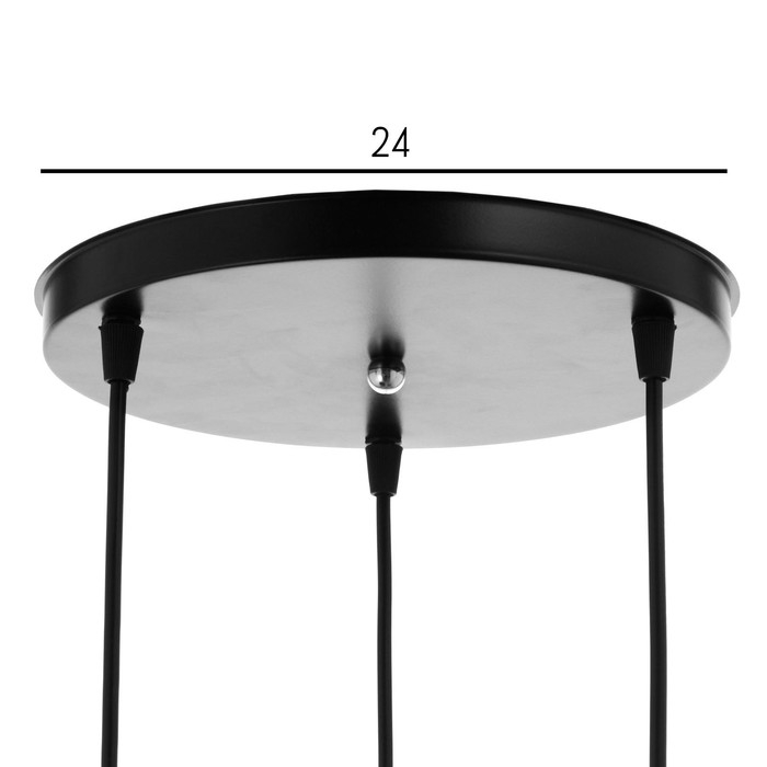 Люстра BayerLux Подвес BayerLux 6111/3 3х40Вт Е27, черный