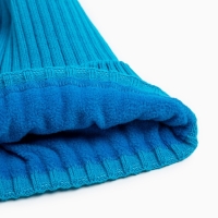 Шапка детская MINAKU с отворотом р-р 52-56, цв.бирюзовый Шапка детская MINAKU с отворотом р-р 52-56, цв.бирюзовый