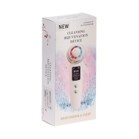 Массажёр для чистки лица LEM-03, ИК-подогрев, 3 скорости, АКБ, 500 мАч, от USB, белый