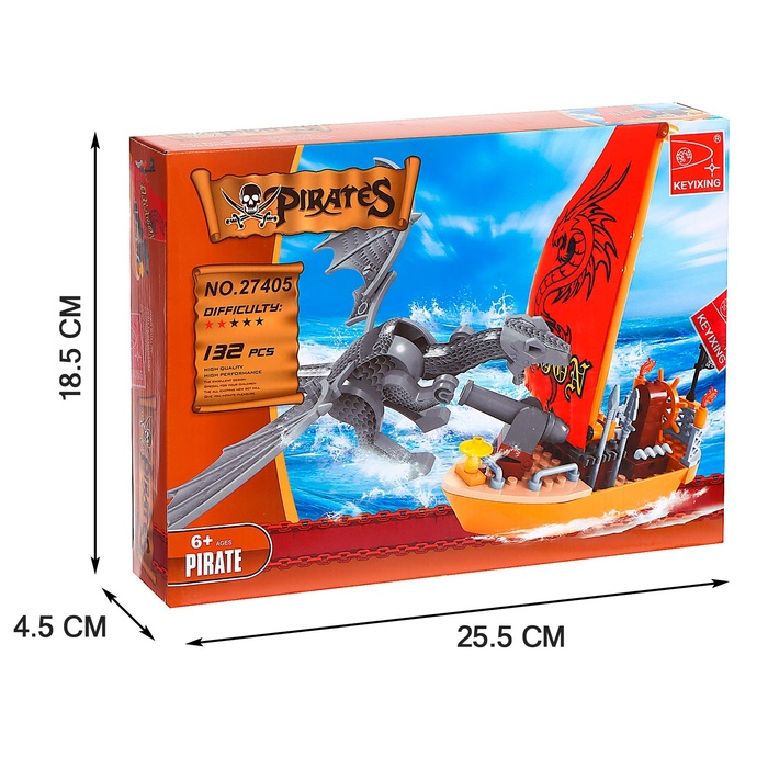 Конструктор &laquo;Сражение с драконом&raquo;, 140 деталей