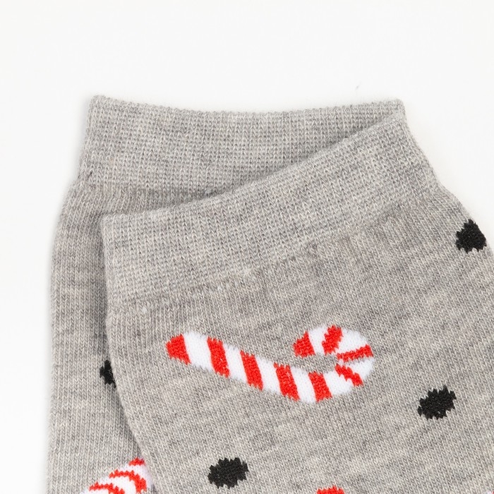 Носки женские &laquo;Леденцы&raquo; цвет серый, размер 23-25