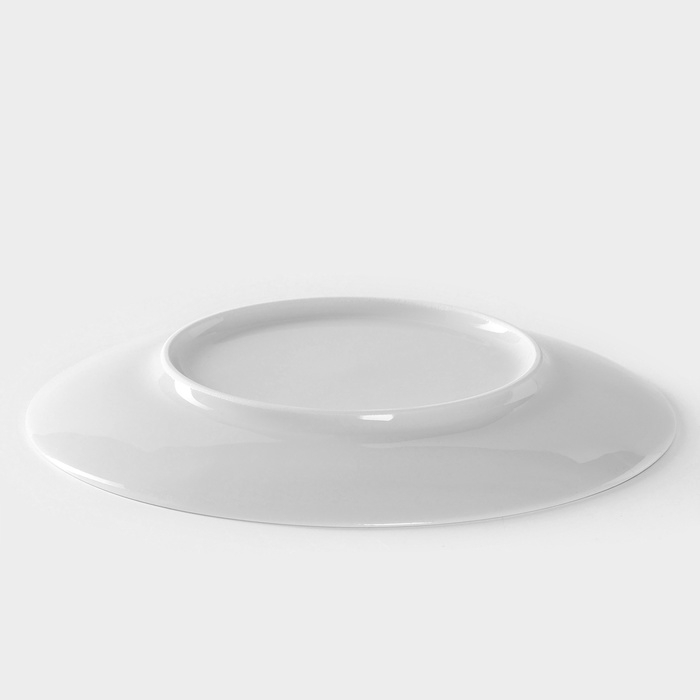 Тарелка фарфоровая &laquo;Универсал&raquo;, d=20 см, белая