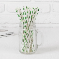 Трубочка для коктейля &laquo;Ёлочки&raquo;, набор 25 шт.