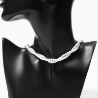 Бусы &laquo;Жемчужное переплетение&raquo;, цвет белый, 45 см