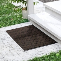 Коврик придверный влаговпитывающий &laquo;Крафт&raquo;, 60&times;90 см, цвет коричневый