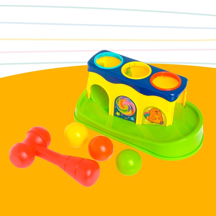 Стучалка &laquo;Светофор&raquo;, с молоточком