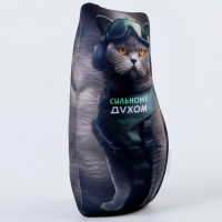 Антистресс игрушка, кот «Сильному духом» Антистресс игрушка, кот «Сильному духом»