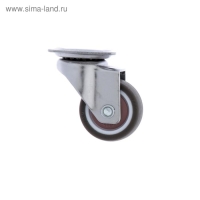 Колесо мебельное, d=30 мм, без тормоза, мягкий ход, коричневое Колесо мебельное, d=30 мм, без тормоза, мягкий ход, коричневое