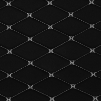 Обшивка салона авто 100×160×0,7 см, кожзам/поролон, ромб, белая строчка Обшивка салона авто 100×160×0,7 см, кожзам/поролон, ромб, белая строчка