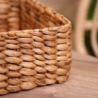 Корзина плетёная 25х25х12 см Корзина плетёная 25х25х12 см