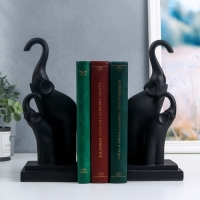 Держатели для книг "Слоны" набор 2 штуки 25,5х10,5х10,5 см Держатели для книг "Слоны" набор 2 штуки 25,5х10,5х10,5 см