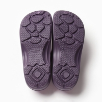 Галоши женские утепленные "Коро с отворотом" цвет баклажан/леопард чёрно-фиолет, размер 39