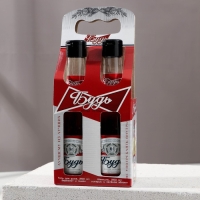 Новогодний подарочный набор косметики &laquo;Будь!&raquo;, гель для душа и шампунь для волос во флаконах пиво, 2 х 250, Новый Год