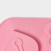 Форма для шоколада Доляна &laquo;Амуры&raquo;, силикон, 13 ячеек, 23&times;16,5&times;0,5 см, цвет розовый