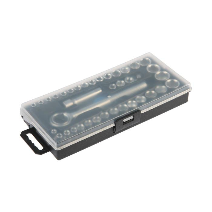 Набор инструментов в кейсе ТУНДРА, универсальный, 1/4 Набор инструментов в кейсе ТУНДРА, универсальный, 1/4" и 3/8", 39 предметов