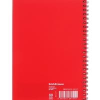 Тетрадь А5 80л кл на гребне ErichKrause Reef, пласт обл, блок оф, корал Тетрадь А5 80л кл на гребне ErichKrause Reef, пласт обл, блок оф, корал