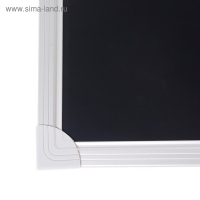 Доска магнитно-меловая, 60х90 см, ЧЁРНАЯ, Calligrata СТАНДАРТ, в алюминиевой рамке, с полочкой Доска магнитно-меловая, 60х90 см, ЧЁРНАЯ, Calligrata СТАНДАРТ, в алюминиевой рамке, с полочкой