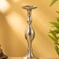 Подсвечник "Мадрид" алюминий 10х10х30,5 см