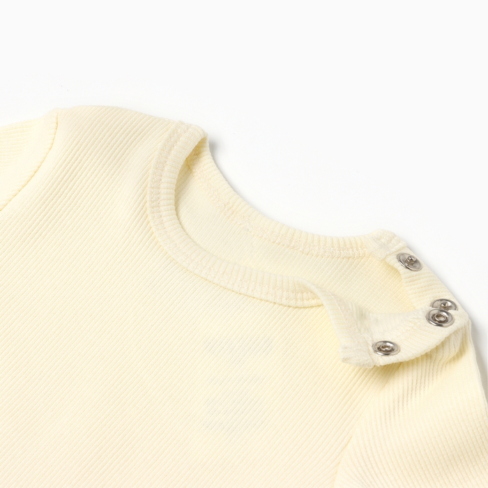 Комплект боди детских MINAKU: Basic Line BABY, цвет молочный/кремовый, рост 80-86