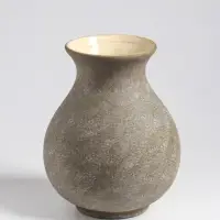 Ваза настольная керамика "Клето" 20х15 см, серый