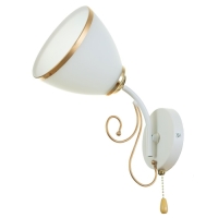 Бра 2020/1 E27 60Вт белый+золото 20х11х16 см Бра 2020/1 E27 60Вт белый+золото 20х11х16 см