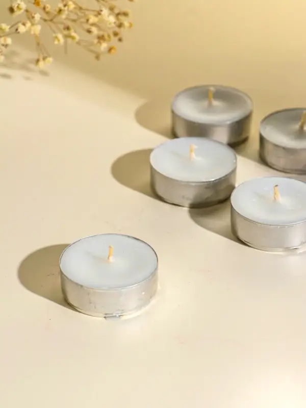 Набор чайных свечей 24 шт, d 37 мм, 15 гр, 3 часа горения