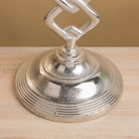 Подсвечник "Чейн" 21х21х55 см, алюминий