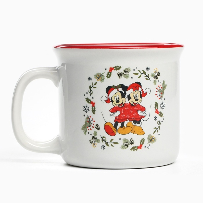 Кружка керамическая новогодняя &laquo;С новым годом!&raquo; Микки Маус и друзья, 250 мл