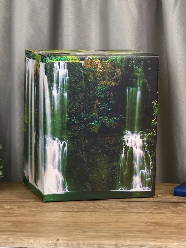 Фонтан "Птички на крыше" 24х15х12 см (с подсветкой)