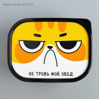 Ланч - бокс прямоугольный &laquo;Не трожь мой обед&raquo;, 500 мл