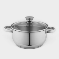 Кастрюля Катунь &laquo;Антея&raquo;, 4 л, d=22 см, капсульное дно, индукция, нержавеющая сталь, AISI - 201