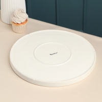 Тарелка фарфоровая Sola, d=30,5 см, белая