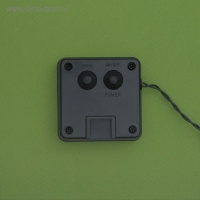 Гирлянда &laquo;Нить&raquo;, 4.5 м, с насадками в виде шариков, IP44, 30 LED, 2 режима, солнечная батарея, тёмная нить, свечение зелёное