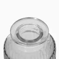 Ваза настольная стекло "Миниатюра" (набор 12 шт) 8-13 см, прозрачный