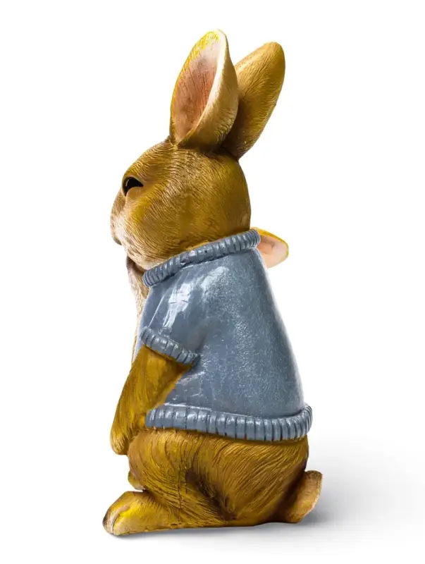 Садовая фигура 23 х 18 х 12 см  "Заяц с дочкой"