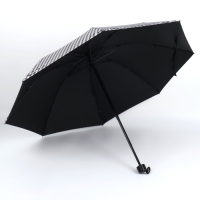 Зонт механический «Мелкая клетка», эпонж, 4 сложения, 8 спиц, R = 47/55 см, D = 110 см, цвет МИКС Зонт механический «Мелкая клетка», эпонж, 4 сложения, 8 спиц, R = 47/55 см, D = 110 см, цвет МИКС