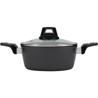 Кастрюля со стеклянной крышкой 20 см Graphit-20C 2,2 литра