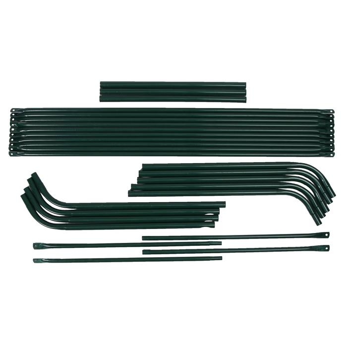 Мини-теплица, 2,5 &times; 1,4 &times; 1,15 м, стальной каркас d = 16 мм, спанбонд 60 г/м&sup2;