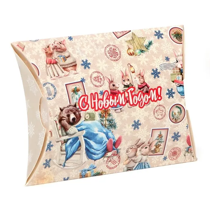 Коробка складная, подарочная новогодняя &laquo;Уют&raquo; 19&times;14&times;4 см