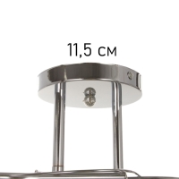 Люстра "Муза" 2х40Вт Е27 хром