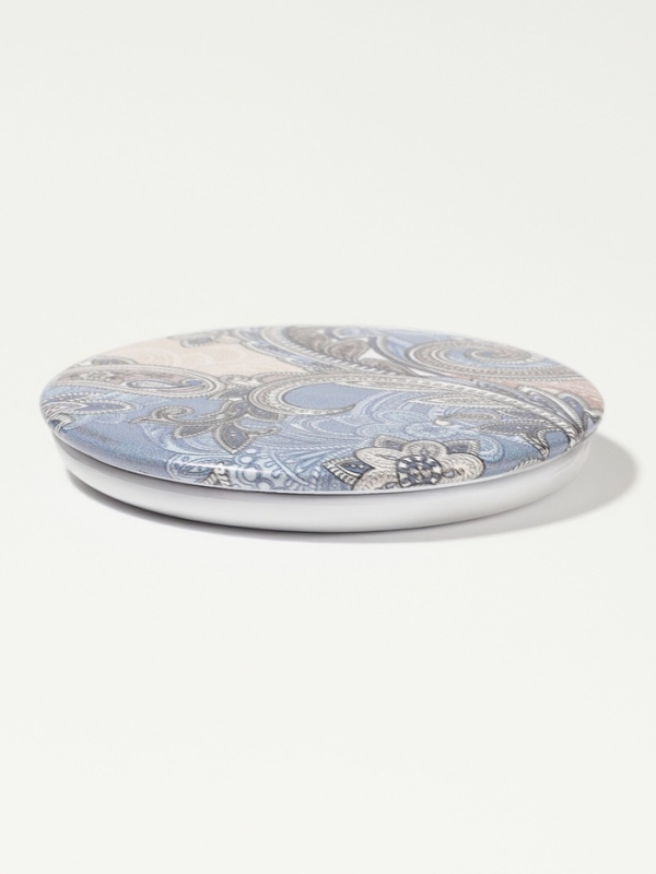 Зеркало складное &laquo;Орнамент&raquo;, d = 7,5 см, с увеличением, цвет МИКС