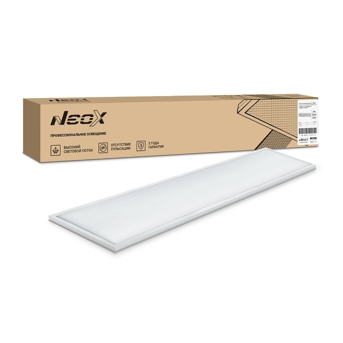 Панель светодиодная универсальная ДВО-01 3640-ПРИЗМА 36Вт 4000K 1195x180мм NEOX Панель светодиодная универсальная ДВО-01 3640-ПРИЗМА 36Вт 4000K 1195x180мм NEOX