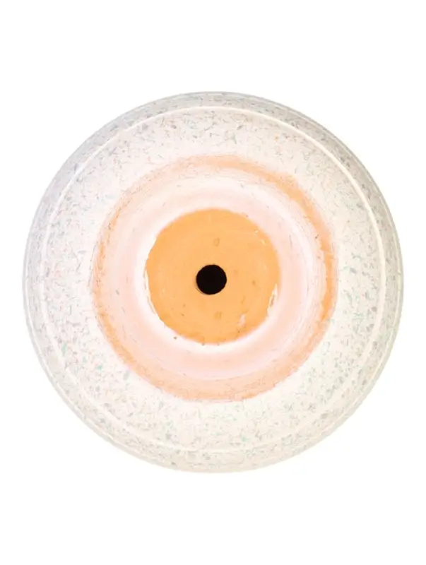 Горшок цветочный  с поддоном 2,9 л, белый керамика "Пряности" (М)