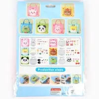 Набор для создания сумки из фетра "Зайка", цвет розовый