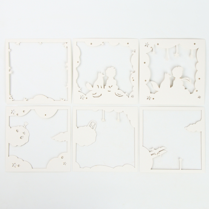 Набор для творчества &laquo;Создай ночник. Мальчик и лис&raquo;, с рамкой, сборный, многослойный, 6+