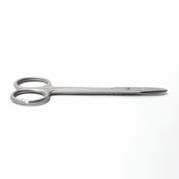 Ножницы педикюр прямые 8*20мм/11,8*5см серебр зип пакет QF Ножницы педикюр прямые 8*20мм/11,8*5см серебр зип пакет QF